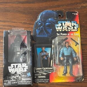 Star Wars Action Figures - Darth Vader and Lando Calrissian